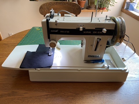 Completed machine with light